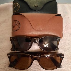 2 RAYBAN prescription Sunglasses New wayfarer